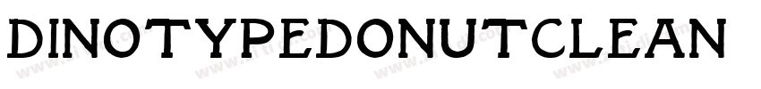 dinotypedonutclean字体转换