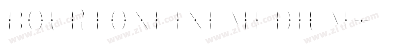 BourtonLineMedium字体转换