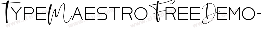 TypeMaestroFreeDemo字体转换