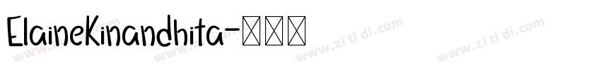 ElaineKinandhita字体转换