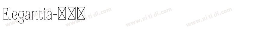 Elegantia字体转换