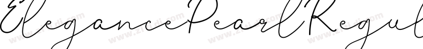ElegancePearlRegular字体转换