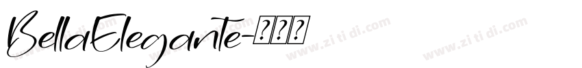 BellaElegante字体转换