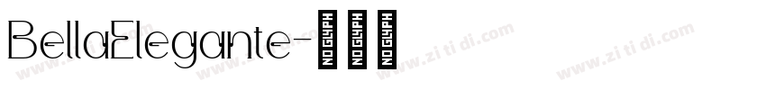 BellaElegante字体转换