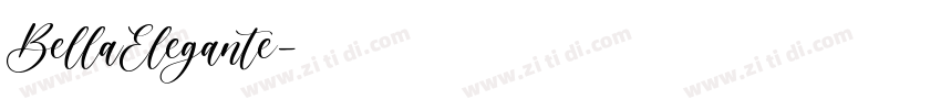 BellaElegante字体转换