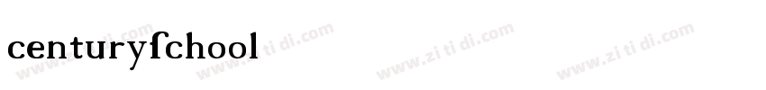 centuryschool字体转换