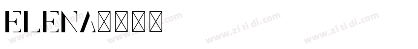 Elena字体转换
