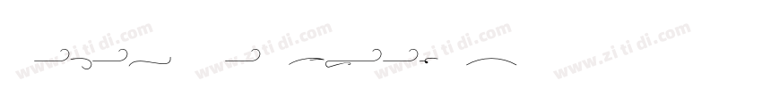 YanaRSwashCapsI字体转换