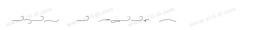 YanaRSwashCapsI字体转换