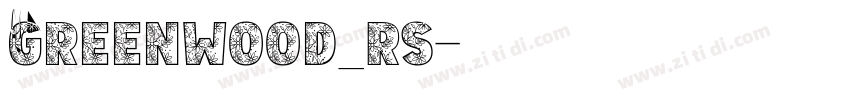 GreenWood_RS字体转换