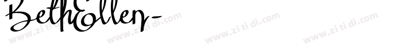 BethEllen字体转换
