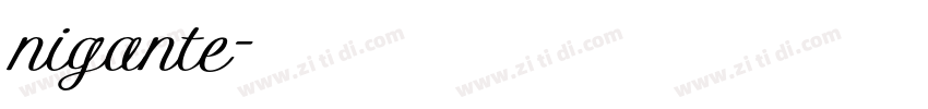nigante字体转换