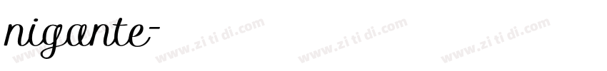 nigante字体转换
