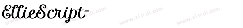 EllieScript字体转换