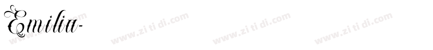 Emilia字体转换
