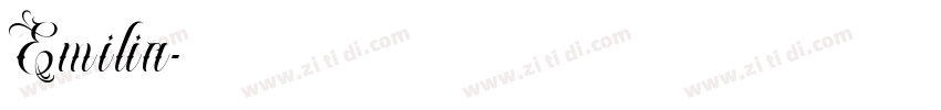Emilia字体转换