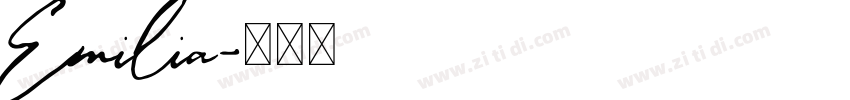 Emilia字体转换