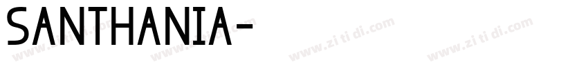Santhania字体转换