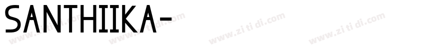Santhiika字体转换