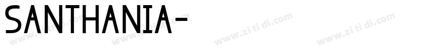 Santhania字体转换