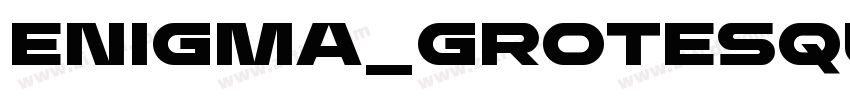 Enigma_Grotesque字体转换