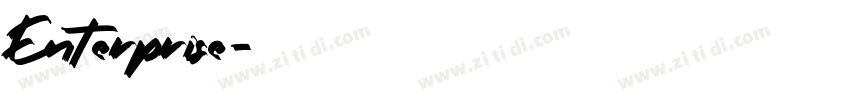 Enterprise字体转换