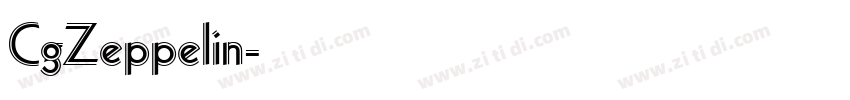 CgZeppelin字体转换