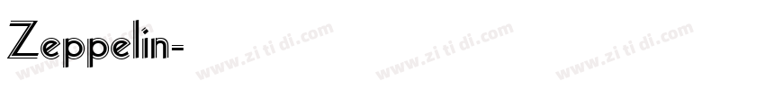 Zeppelin字体转换