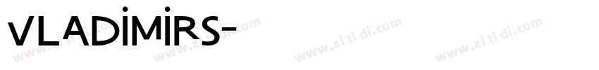 vladimirS字体转换