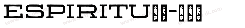 espiritu字体字体转换