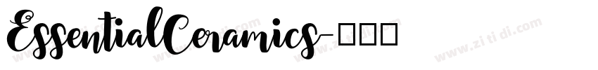 EssentialCeramics字体转换 EssentialCeramics字体转换