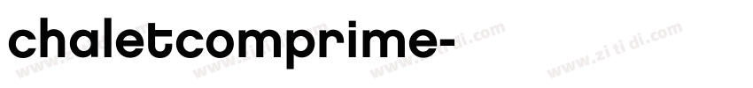 chaletcomprime字体转换