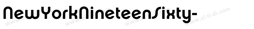NewYorkNineteenSixty字体转换