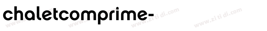chaletcomprime字体转换