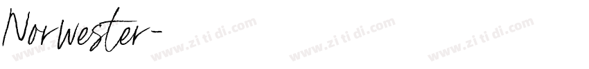 Norwester字体转换