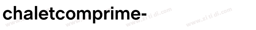chaletcomprime字体转换