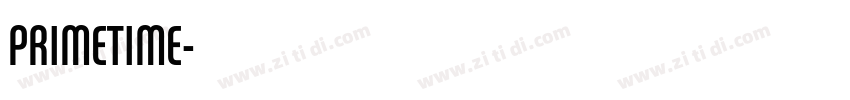 PRIMETIME字体转换