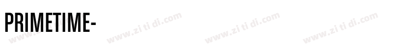 PRIMETIME字体转换