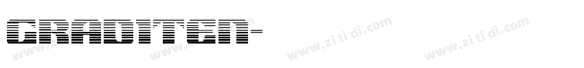 graditen字体转换