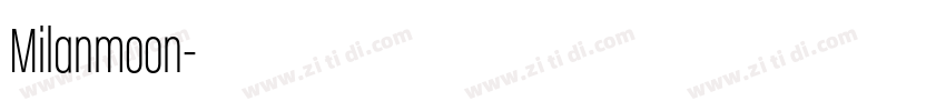 Milanmoon字体转换