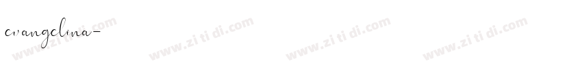 evangelina字体转换