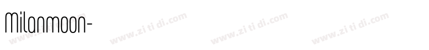 Milanmoon字体转换