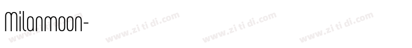 Milanmoon字体转换
