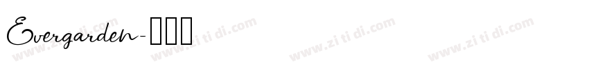 Evergarden字体转换
