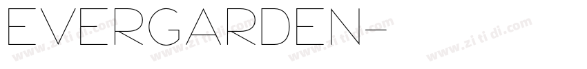 Evergarden字体转换