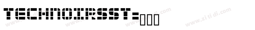 TechnoirSST字体转换