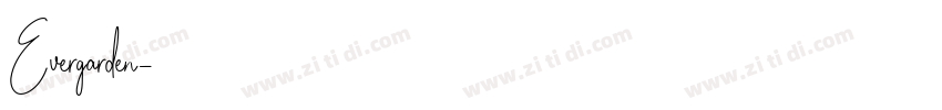 Evergarden字体转换