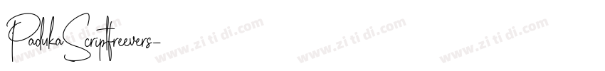PadukaScriptfreevers字体转换