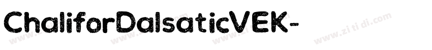 ChaliforDalsaticVEK字体转换