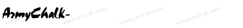 ArmyChalk字体转换